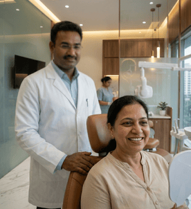 Treatment planning at the Gudur dental clinic